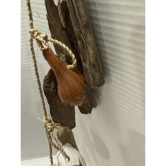 Driftwood & Shell Nautical Garland BoHo, Sea Ocean Natural Decor - Picture 7 of 10